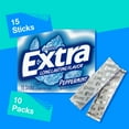thumbnail image 4 of Extra Peppermint Sugar Free Chewing Gum, 15 pcs., 10 pk., 4 of 7