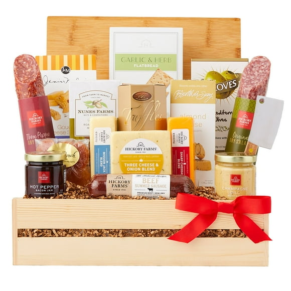 Hickory Farms Grand Meat & Cheese Gift Crate