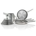 thumbnail image 1 of Ninja EverClad 12-Piece Tri-Ply Commercial-Grade Stainless Steel Cookware, 1 of 11