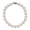 thumbnail image 2 of White Cultured Freshwater Pearl Strand Bracelet in 14K Gold, 2 of 4
