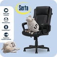 thumbnail image 3 of Serta Mid-Back Office Chair With Mesh Accents And Memory Foam, 3 of 10