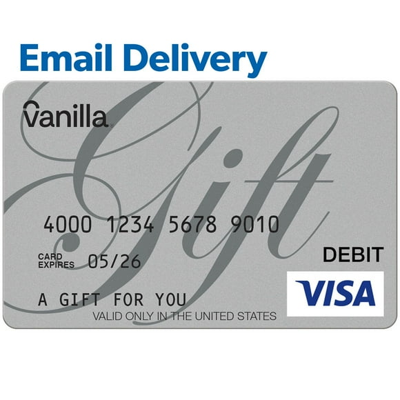 Vanilla Visa Email Delivery Gift Card, Various Amounts