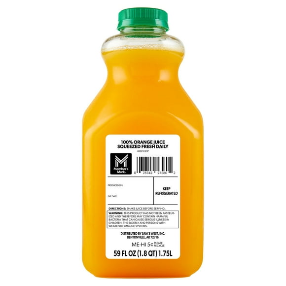 Member's Mark Fresh Squeezed Orange Juice, 59 fl. oz.