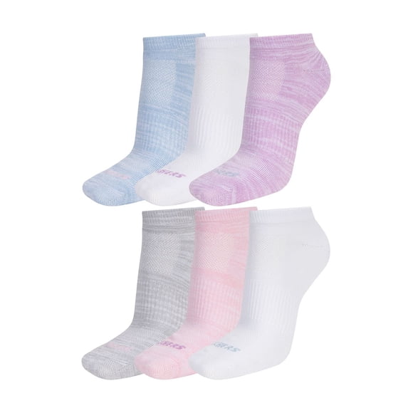 Skechers Women's 6-Pack Super Soft Low-Cut Sock