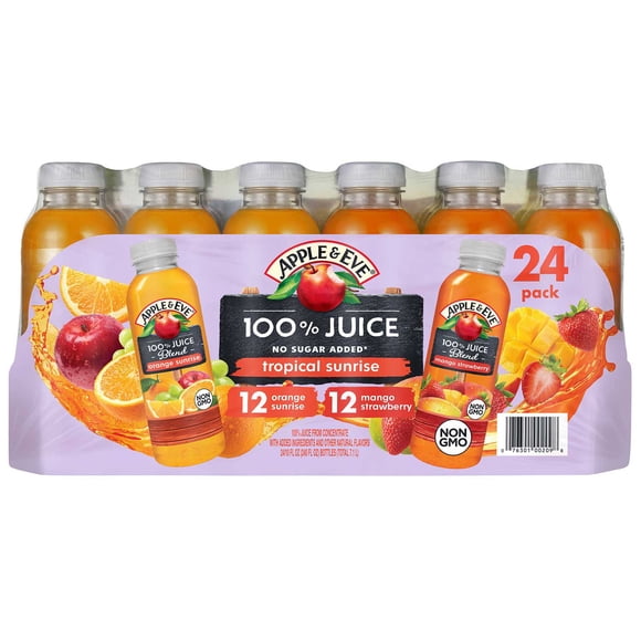 Apple & Eve 100% Juice Tropical Sunrise Variety Pack, 10 fl. oz., 24 pk.