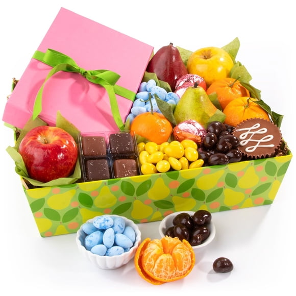 A Gift Inside Fruit & Chocolate Gift Basket
