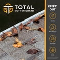 thumbnail image 2 of Total Gutter Guard Stainless Steel Micro-Mesh Gutter Guard Kit. Fits 6 IN. or 7 IN. gutters, 2 of 9