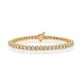 thumbnail image 1 of Round Cut Diamond Tennis Bracelet in 14K Gold, 1 of 7