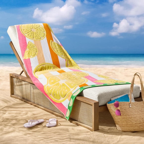 Member's Mark 2-Pack Oversized Beach Towel, 40" x 72"