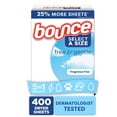 thumbnail image 1 of Bounce Select a Size Free & Gentle Dryer Sheets, Unscented, 400 ct., 1 of 9