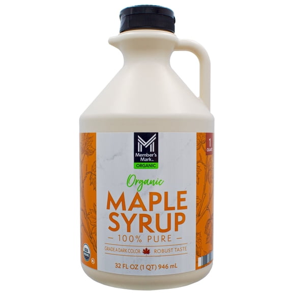 Member's Mark Organic 100% Pure Maple Syrup, 32 oz.