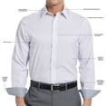 thumbnail image 4 of Nick Graham Men's Modern Fit Traveler Dress Shirt, 4 of 9