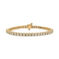 thumbnail image 1 of Round Cut Diamond Tennis Bracelet in 14K Gold, 1 of 9