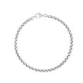 thumbnail image 1 of Oval Box Chain Bracelet in Sterling Silver, 1 of 6
