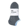 thumbnail image 3 of Under Armour Women's 6-Pack Cotton No-Show Sock, 3 of 4