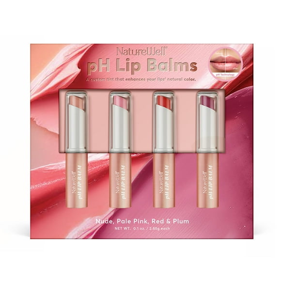 NatureWell Hydrating Lip PH Tint, 4 pk.