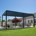 thumbnail image 1 of Backyard Discovery Louvered Pergola, Choose Size, 1 of 23