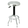 thumbnail image 1 of Seville Classics® Stainless Steel Seat Pneumatic Adjustable Work Stool, 19" W x 25.5" to 29.75" H, 1 of 3