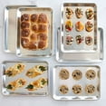 thumbnail image 2 of Nordic Ware Naturals 6-Piece Silver Quarter Sheet Pans, 2 of 6