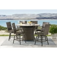 thumbnail image 2 of Member's Mark Highland Counter Height Fire Dining Set, 7pc, 2 of 6