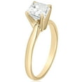 thumbnail image 2 of Princess Cut Solitaire Diamond Ring in 18K Gold, 2 of 3