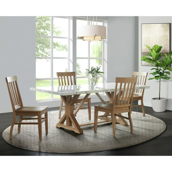Liam Rectangle 5-Piece Dining Set with Table and Four Chairs