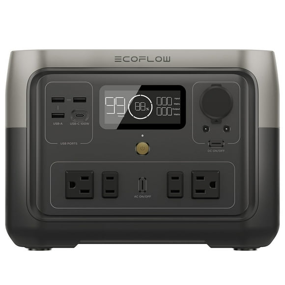 1000-Watt EcoFlow River 2 Max Portable Power Station + X Boost Technology / Solar Compatible
