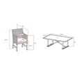 thumbnail image 5 of Member's Mark Breck Dining Set with Sunbrella Fabric, 7pc, 5 of 6