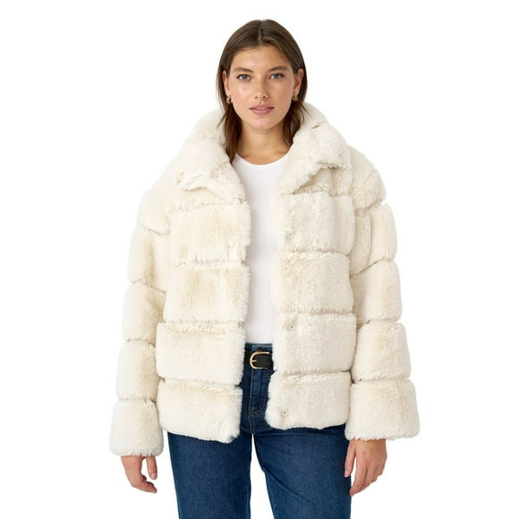 Edited by Hunter McGrady Women's Faux Fur Jacket