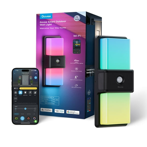 Govee RGBICWW Smart Outdoor Wall Light