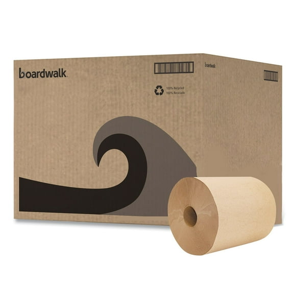 Boardwalk Green Universal Natural Roll Paper Towels 6 rolls, 800 ft./roll