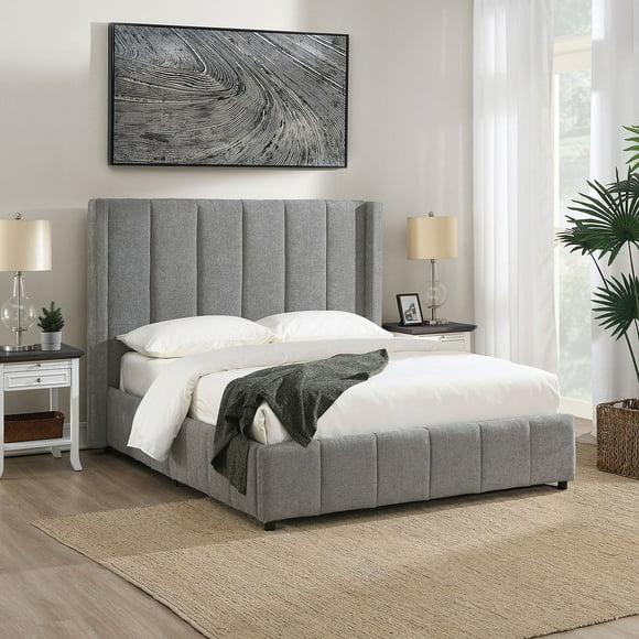Member's Mark Harlow Upholstered Bed, Assorted Sizes & Colors