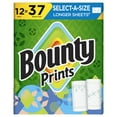 thumbnail image 1 of Bounty Prints Select-A-Size 2-Ply Paper Towels, 12 Rolls, 128 sheets/roll, 1 of 10