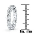 thumbnail image 4 of Lab Created White Sapphire Eternity Band in 14K Gold, 4 of 12