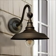thumbnail image 2 of Classy Caps Dark Bronze Solar Barn Light, 2 of 8