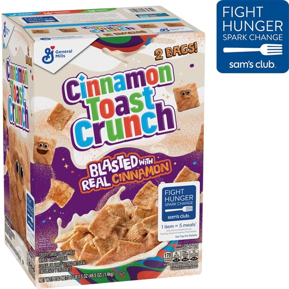 Cinnamon Toast Crunch Cereal, 49.5 oz.
