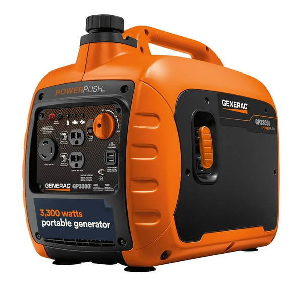 3,300 / 2,500 Watt Generac GP3300i Portable Inverter Generator