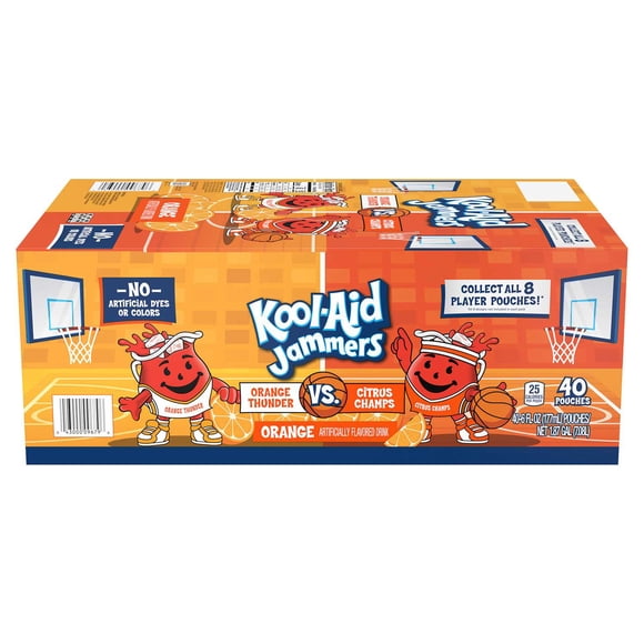 Kool-Aid Jammers Juice Pouches Basketball 6 fl. Oz., 40 pk.