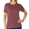 thumbnail interactive-video image 1 of Member's Mark Women's Essential Short Sleeve Crewneck T-Shirt, 1 of 7
