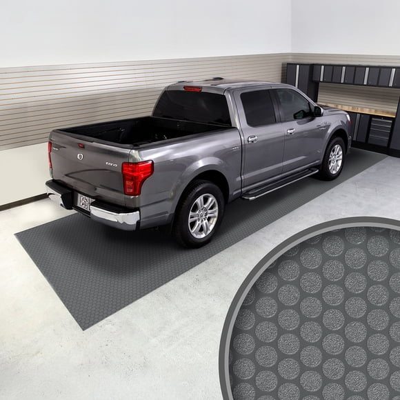 G-Floor Small Coin Vinyl Garage and Utility Flooring - 8-1/2-Ft x 24-Ft, 2 Colors
