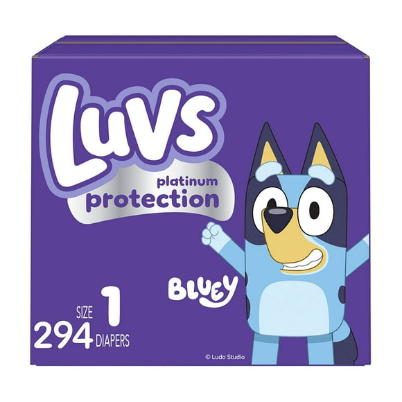 Luvs Pro Level Leak Protection Diapers, Sizes 1-8