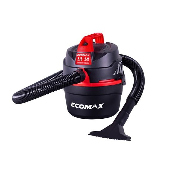 Ecomax 1 Gal. 1.5 HP Portable Poly Wet/Dry Vac