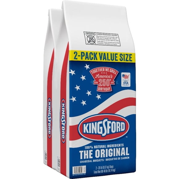 Kingsford Original Charcoal Briquettes, 2-Pack, 20 lbs.