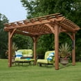 thumbnail image 1 of Backyard Discovery 12' x 10' Cedar Pergola, Choose Installation, 1 of 10
