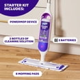 thumbnail image 4 of Swiffer PowerMop Multi-Surface Mopping Kit, Lavender, 8 pads + 2 refills, 4 of 8