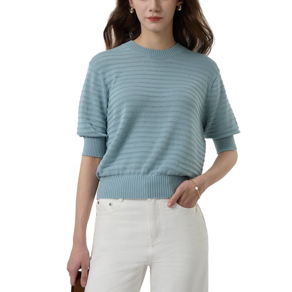 Frye Women's Short Sleeve Sweater