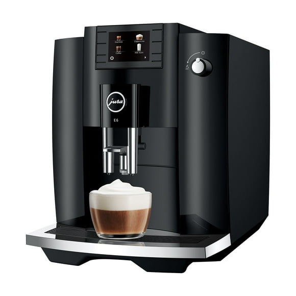 Jura E6 Black Automatic Coffee Center with 11 Brewing Options