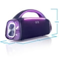 thumbnail image 2 of QFX BT-ZX10 Rugged Bluetooth Stereo Boombox Speaker, 2 of 11