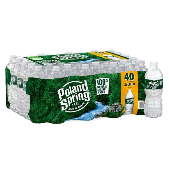 Poland Spring 100% Natural Spring Water, 16.9 fl. oz., 40 pk.