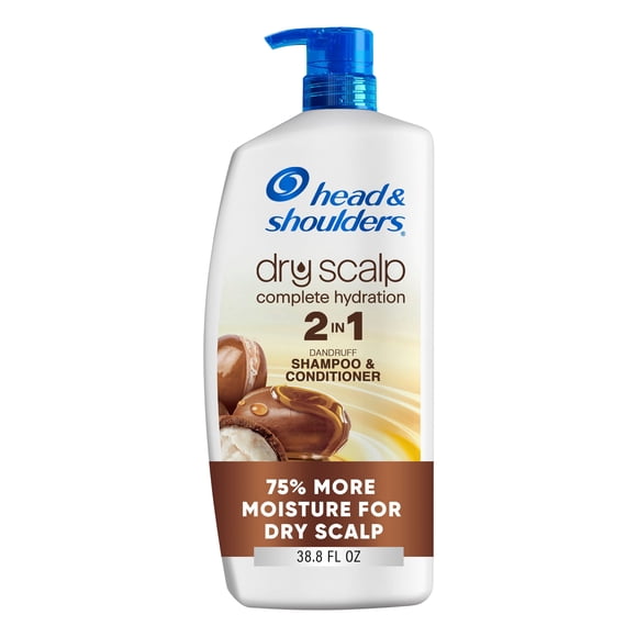 Head & Shoulders Anti-Dandruff Dry Scalp Care 2-in-1, Shampoo + Conditioner, 38.8 fl. oz.